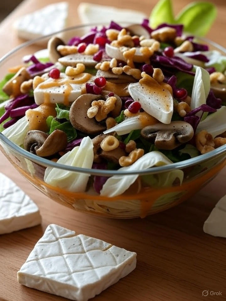 Wintersalat mit Orangen-Vinaigrette