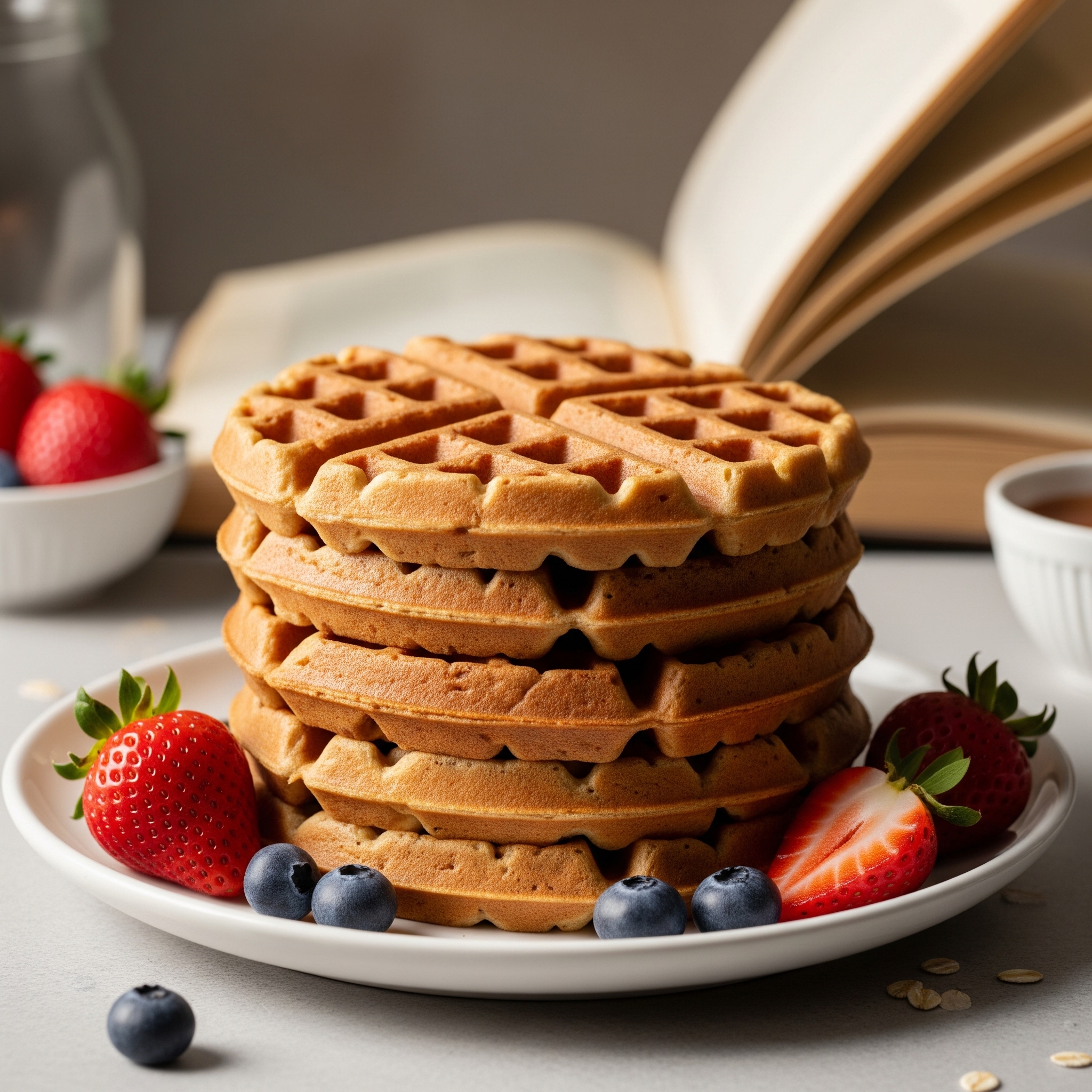 Gesunde Haferflocken-Waffeln - ChatGPT