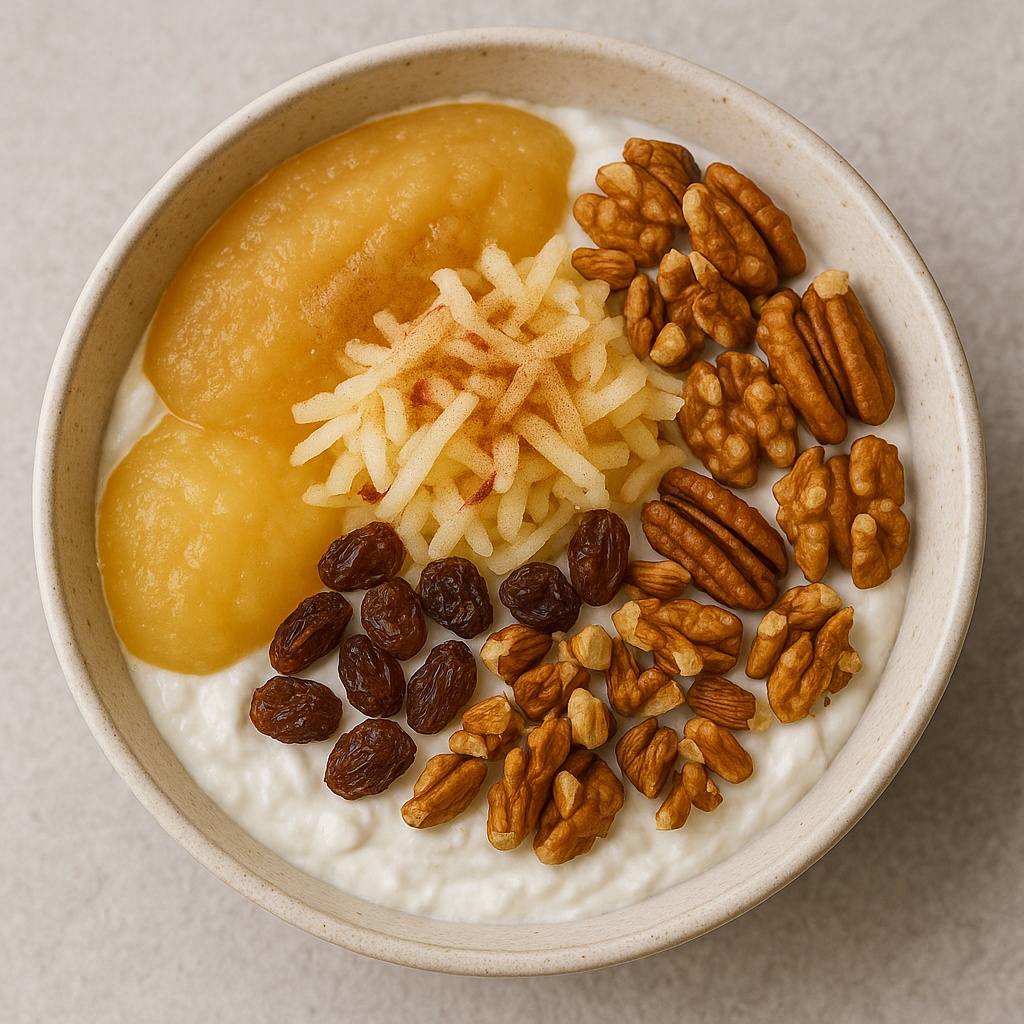 Herbstfrüchte mit Quark