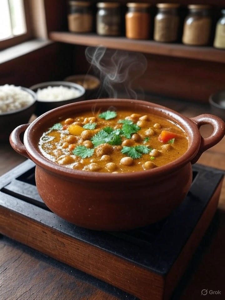 Ayurvedisches Curry mit Zimtreis